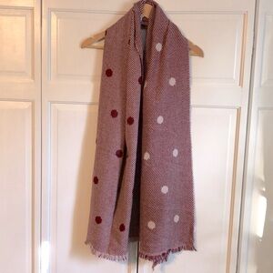 Gap maroon blanket scarf